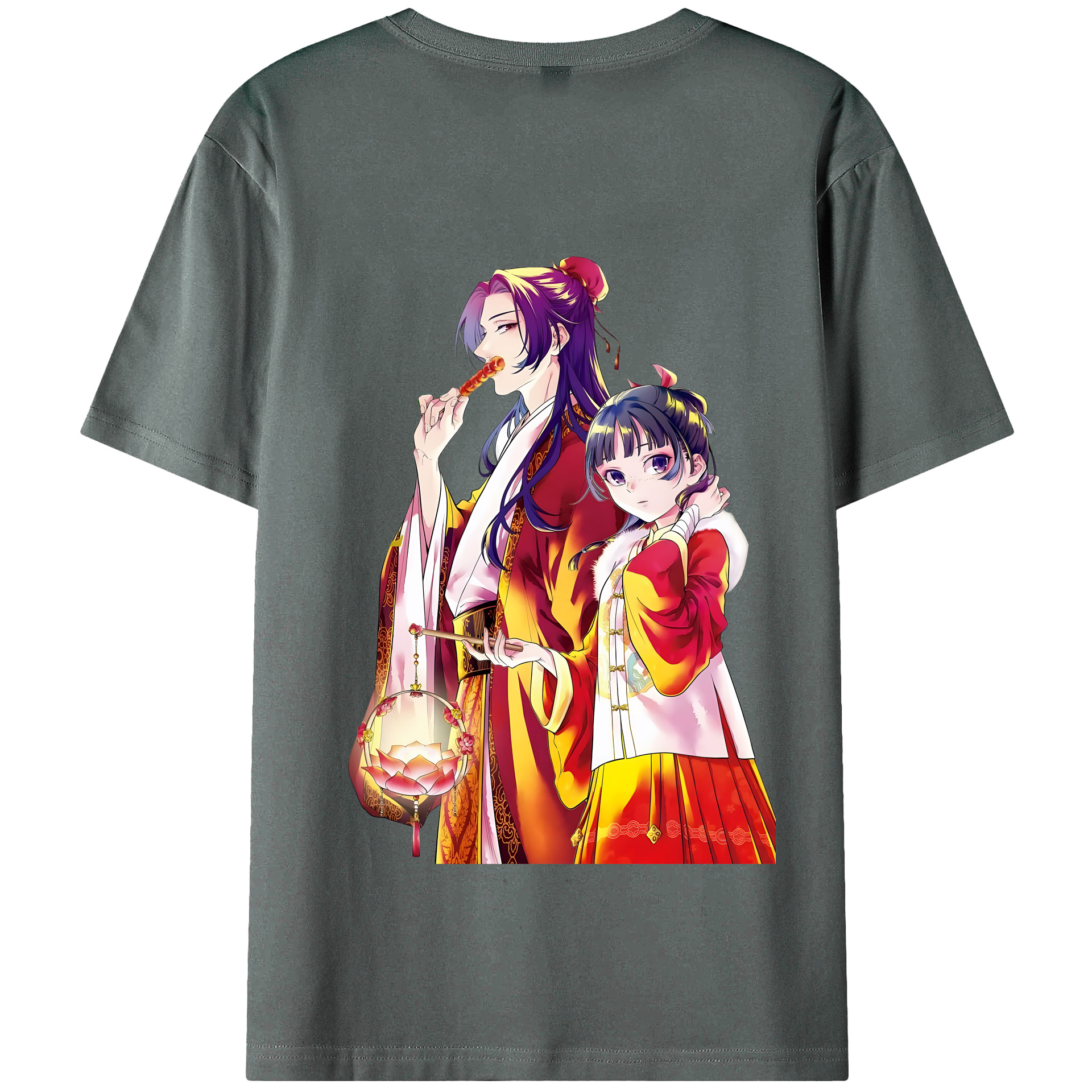 （画像用） 薬屋のひとりごと The Apothecary Diaries 綿100％半袖Tシャツ（背面プリント）